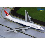 GeminiJets British Airways B747-400 Negus Retro Livery G-CIVB Flaps/Slats Extended 1:200