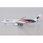 NG Model Malaysia Airlines A330-300 9M-MTE Malaysia Negaraku One World 1:400